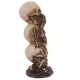 Gruesome Skull Totem Ornament