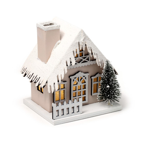 LED Decoration - Christmas Snow Covered House