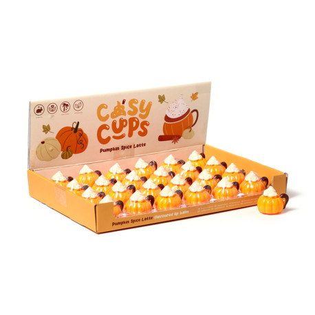 Lip Balm in Shaped Holder - Cozy Cups Pumpkin Spiced Latte