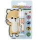 Lola the Cat and Shuggs the Shiba Inu Dog Adoramals Stick Lip Balm - Cherry (Lola) Vanilla (Shuggs)