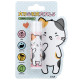 Lola the Cat and Shuggs the Shiba Inu Dog Adoramals Stick Lip Balm - Cherry (Lola) Vanilla (Shuggs)