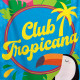 Microfibre Beach Towel - Flamingo Club Tropicana