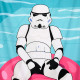 Microfibre Beach Towel - The Original Stormtrooper Pool Day Off