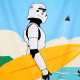 Microfibre Beach Towel - The Original Stormtrooper Surf Day Off