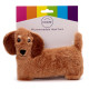 Microwavable Plush Wheat and Lavender Heat Pack - Sausage Dog