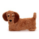 Microwavable Plush Wheat and Lavender Heat Pack - Sausage Dog