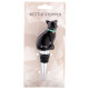 Novelty Ceramic Bottle Stopper - Black Cat