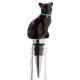 Novelty Ceramic Bottle Stopper - Black Cat