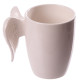 Novelty Ceramic White Angel Wings Mug