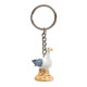 Novelty Keyring - Seagull Buoy on Rock