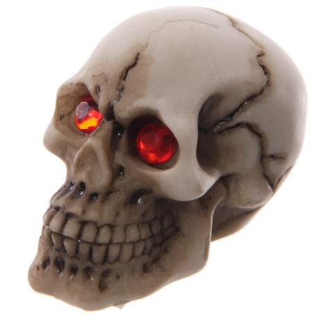 Novelty Red Eyed Skull Decoration