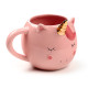 Novelty Shaped Ceramic Mug - Enchanted Rainbows Unicorn