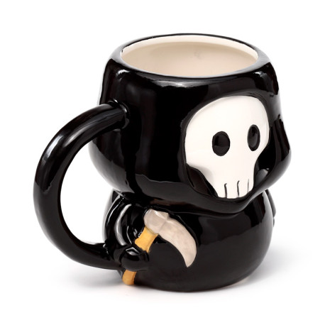 Novelty Shaped Ceramic Mug - Skull Boy