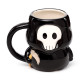 Novelty Shaped Ceramic Mug - Skull Boy