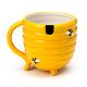 Novelty Upside Down Ceramic Mug - Beehive