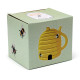 Novelty Upside Down Ceramic Mug - Beehive