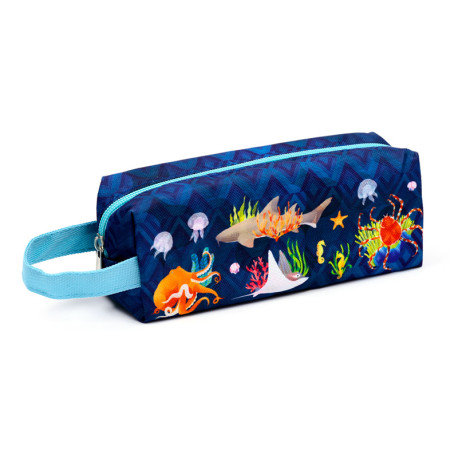 Oxford Cloth Pencil Case - Marine Kingdom