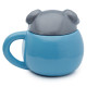 Peeping Lid Ceramic Lidded Animal Mug - Adoramals Elephant