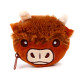 Plush Change Purse - Highland Coo Cow