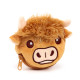 Plush Change Purse - Highland Coo Cow