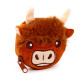 Plush Change Purse - Highland Coo Cow