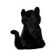 Plush Door Stop - Black Cat