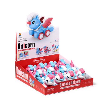 Press & Go Action Toy - Winged Unicorn