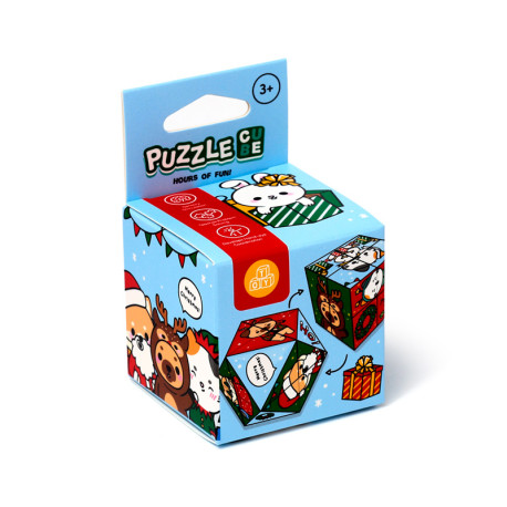 Puzzle Cube Toy - Christmas Adoramals