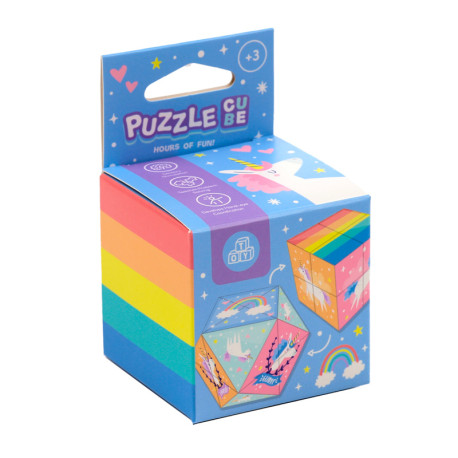 Puzzle Cube Toy - Unicorn Magic