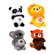 Queasy Squeezy Polyester Toy - Adoramals Zoo Mix 1