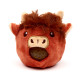 Queasy Squeezy Polyester Toy - Highland Coo Cow