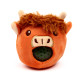 Queasy Squeezy Polyester Toy - Highland Coo Cow