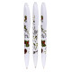 Recycled ABS 3 Piece Pen Set - Christmas Winter Botanicals