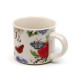 Set of 2 Porcelain Espresso Cups - Butterfly Meadows