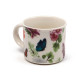 Set of 2 Porcelain Espresso Cups - Butterfly Meadows