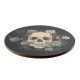 Set of 4 Cork Novelty Coasters - Skulls and Roses