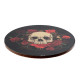 Set of 4 Cork Novelty Coasters - Skulls and Roses