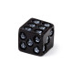 Set of 5 Black Skull Dice