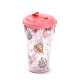 Shatterproof Double Walled Cup with Lid and Straw - Pusheen Sips