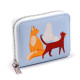 Small Zip Around Wallet - Feline Fine Cats