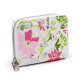 Small Zip Around Wallet - Julie Dodsworth Pink Botanical