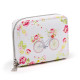 Small Zip Around Wallet - Julie Dodsworth Pink Botanical