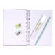 Spiral Bound A5 Lined Notebook - Zooniverse