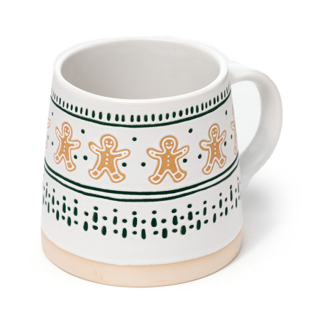 Stoneware Mug - Christmas Gingerbread Man