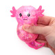 Stretchy Squeezy Fidget Toy - Glitter Axolotl