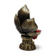 Thai Buddha Figurine - Red and Gold Seated Lotus