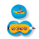 Yellow Submarine Relaxeazzz Plush Round Travel Pillow &amp; Eye Mask Set