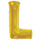 34&quot;&quot; Gold Letter L Balloon