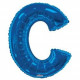 34&quot;&quot;  Letter Balloon - C - Blue