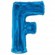 34&quot;&quot;  Letter Balloon -  F - Blue